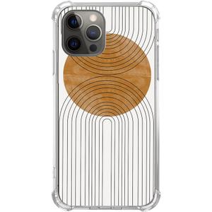 Abstract Boho Rainbow Case for iPhone 16 Pro Max, Compatible with iPhone 16 Pro Max for Girl Men and Women, Unique Trendy TPU Bumper Phone Cover