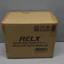 Relx Acrylic Sign Holder 8.5 x 11, Plastic Frame Flyer Holder, Double Frames Clear Acrylic Display Stand for Store, Restaurant (6 pack)