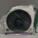ShowerShroom Ultra Matte Black Hair Catcher, Stainless Steel Drain Protector, Fits All Shower Drains