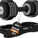 Adjustable Dumbbells Set, 22/33 lbs Pair/Single Weight Plates for Home Gym