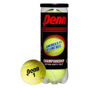 Penn Championship Extra-Duty Felt Tennis Balls Can - 3 Count per Can 2 Pack