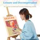 DIYGEMDOT 6 Pack DIY Paint by Numbers Kit for Adults & Beginners, Cocktail Easy Paint by Number Kits, 9.8 X 13.8 inches for Home Decor