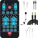 High-Definition Portable Voice Changer Sound Card with Real-Time Transformation, Ideal for Streaming, Gaming, and Entertainment Scenarios (M10-for PC) (M10-for Android Smartphone)