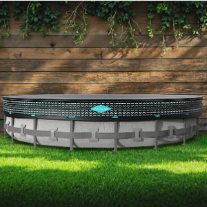 POOLHACKER 21FT Round Pool Cover, Pool Covers for Above Ground Pools, Winter Pool Cover, Above Ground Pool Cover, Tear-Resistant & Dustproof（Black）