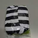 Black Striped Dog Suit wit Green Wig Scientist Dog Costume Pet Costume Cosplay Clothes Outfit Accessories Party Favors (Small, Striped Clothes with Wig)