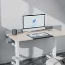 3 x 47.2" Under Desk Cable Management Tray, No Drill Cable Organizer for Table | Clamp/Screw Mount Felt Cord Organizer, Hidden Cord & Wire Management, Standing Desk Cable Tray Under Desk for Office, Home
