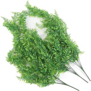4Pcs Artificial Hanging Plants, Lifelike Fake Hanging Plants, Plastic Artificial Potted Plant for Home, Office, and Garden Decor
