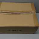 SNSLXH 5 Pack Stackable Closet Organizer Box, Multifunctional & Foldable Closet Storage Basket for Bathroom Kitchen Laundry Room Wardrobe Storage, Space-Saving Clothes Storage Drawer Organizer, Pink