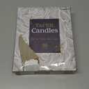 YOROXRG 36 Pack Ivory White Taper Candles, 7-8 Hours Burn Time, Unscented, Smokeless and Dripless, 0.8 x 10 Inch Dinner Candle Set for Household, Wedding, Party and Home Dcor Candlesticks