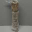 Jute Fornt Door Mat 17x31.5Inch,Daisy Non Slip Rubber Backing Muddy Dirt Resist Kitchen Rugs and Mats, Absorbent Rnner Rugs for Kitchen,Front of Sink,Kitchen Mats for Floor Home Decor (Flower4)