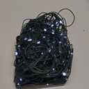 iBaycon 4ft  6ft Solar Net Mesh Lights, Solar Powered Christmas Net Light Outdoor Waterproof, 8 Modes Bush Netting Lights for Xmas Trees, Party, Garden, Wedding, Outdoor Decorations (White, 1PACK)