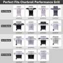 Uniflasy Grill Replacement Parts for CharBroil Performance 4-Burner 463365021 463365724 463351021 463352521 463331221 463448021 Stainless Steel Grill Burner Heat Plate Shield Crossover Tube Igniter