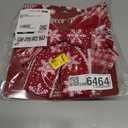 Christmas Tree Topper Bow,48''x 13'' Large Velvet Christmas Wreath Bows Xmas Ornaments with Long Plaid Streamer Wired Edge Ribbon for Farmhouse Christmas Decoration (Red)