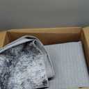 Washable Area Rug 6x9 Feet Grey Non Slip Living Room Kitchen Rugs Indoor Entryway Rug Floor Carpet for Dining Living Room Bedroom