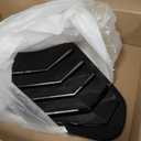 Window Louver，MUXEE 2Pcs Side Vent Window Louvers for Toyota RAV4 2019 2020 2021 2022 2023 2024 2025, ABS Print Sport Louver Decorative Covers, Exterior Trim Accessories - Bright Black