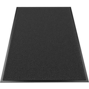 Front Door Mat Outside Entrance, 72" x 48" Doormat Outdoor Indoor Entrance, Non Slip Indoor Mats for Entryway, Heavy Duty Waterproof Low Profile Welcome Mat for Entry, Patio, High Traffic Areas (Black Mesh)