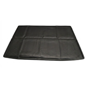 38x25 Large Pet Food Mat, Silicone Dog Mats for Food and Water, Nonslip Pet Feeding Mats for Floors, Dog Cat Bowl Mat with Raised Edges, Black