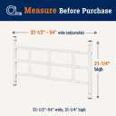Prime-Line 3-Bar Window Security Grill, Adjustable 23-1/2 to 38 in., White