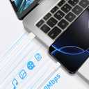 Car Carplay Cable for iPhone 17/Air/17 Pro Max/16/15/Pro Max/Plus, 2-Pack USB to USB C for iPhone 17 USBC Cord, iPad Pro 13/12.9/11 inch, Air 5/4th, Mini 7/6 Gen Car Charger Cable Charging Cord 3FT (White)