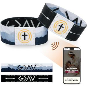 DuduCraft God is Greater Than The Highs and lows Christian Prayer Wristband Gifts for Women, Valentines Fathers Mothers day gifts for women, mom, dad, teen, wife, Teacher