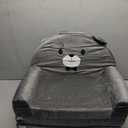 ORWIPO Kids Sofa Bed with Removable Washable Cover & Magic-Tape Backrest  Foldable Toddler Chair, Cozy Crystal Velvet Furniture for Playtime, Naps & Travel (Dark Gray, Bear Design)