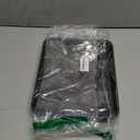 2Pcs Toaster Oven Pans for Baking, 9x11 Stainless Steel Cookie Sheet Baking Sheets Small Replacement Trays for Toaster, Black