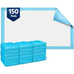 BodyMed Disposable Chucks Incontinence Underpads, 23 in. x 36 in., 150 Pads, Standard Absorbency, Discreet, Breathable, and Lightweight, Ideal for Adults, Kids, Elderly, and Pets