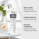 7.5% Hydroxyapatite Toothpaste for Advanced Enamel Protection,Appropriate for Sensitive Teeth,Gentle and Effective Formula,Fresh Mint 2pcs