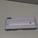 WILLED Motion Sensor Light Indoor, Battery Display, 60 LED Touch Light Bar, Under Cabinet Lights Rechargeable, Battery Operated Closet Light Wireless, Stick on Under Counter Lights for Kitchen(4 Pack) (Cool White 6000K)