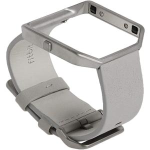 Fitbit Blaze Accessory Band, Leather, Mist Grey, Small