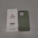 AOTESIER Compatible with iPhone 15 Pro Max Case, Upgraded Silicone [Military Shockproof Protection] for 15 Pro Max Case with Soft Anti-Scratch Microfiber Lining, 6.7 inch, Calke Green