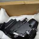 Right Headlight Assembly for 2017-2021 Jeep Grand Cherokee | Black Housing Headlamp [Only for Halogen Model] Replacement for Passenger Side