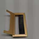 Bronze Aluminum Alloy Desk Cable Grommet Cover 16x8x3cm Rectangle Wire Hole Outlet Port