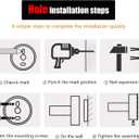 2 Pack Bath Towel Hook, Gold Robe Hook Stainless Steel Bathroom Clothes Coat Hook Wall Mounted Door Hanger Brushed Gold,96018-8BG. (2.75 Inch)