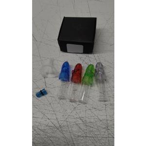Mini Salt and Pepper Shakers Spice Storage for Outdoor Activities Traveling Cooking (2.67" x 0.59")