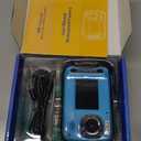 Underwater Camera 4K 48MP Autofocus Selfie Dual Screen Waterproof Camera with Floating Strap and 32GB Card, 17FT Compact Waterproof Digital Camera, Fill Light Underwater Camera for Snorkeling