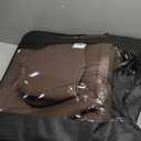 WZP Car Middle Console Cover, Leather Memory Foam Car Arm Rest Cover Pad with Storage Pocket, Waterproof & Anti-Scratch Console Covers for Truck Sedan SUV (Brown)