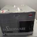 Farberware 1.1 Cu. Ft. Countertop Microwave Oven 1000 Watts Power, Auto Cook Settings, Defrost, Easy Clean and Child Safety Lock - Stainless
