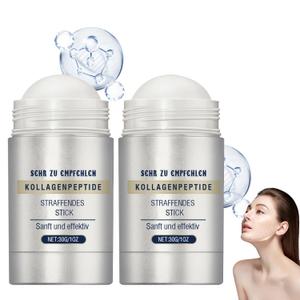 Collagen Peptide Firming Serum Stick, Advanced Retinol Firming Serum Stick, Firming Stick for Face and Neck, Improve Skin Elasticity, Visibly Tighten and Firm Wrinkles & Laugh Lines(2PCS)
