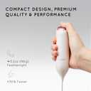 Flendy Rechargeable Milk Frother Handheld, Coffee Frother Handheld with USB-C Charging Stand, Electric Drink Mixer Handheld, Mini Electric Whisk Frother for Coffee, Matcha, etc