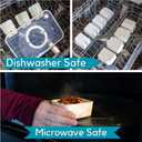 Puccino's Kitchen Snackle Box Container; 1 Pack; Microwave and Dishwasher Safe; Versatile snack box; Serving tray; Ideal Lunchable Container; snack box container serving dish; adult bento box