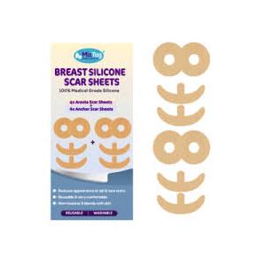 Breast Silicone Scar Sheets for Breast Surgery Recovery - Effective Support for Healing and Comfort (3 PCS) - Breast Augmentation Post-Op Essentials