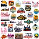 Konohan 30 Pcs Los Angeles Souvenirs Gifts Los Angeles Magnet for Refrigerator City Magnetic Fridge Stickers for Home Decoration