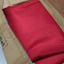 10-Pack Red Round Tablecloths, 108 Inches, Stain-Resistant Polyester for 4-5 Ft Round Tables - Washable Table Covers for Weddings, Banquets, Birthday Parties, Events