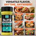 Fajita Seasoning Mix Ranch Seasoning Powder - Gluten Free & Low Sodium Mexican Seasonings Blend for Meat, Vegetables, Steak & Chicken Fajita. Dry Ranch Powder Fajitas Seasonings Spices. Taco Mix. 4oz (EXP 01/07/27)