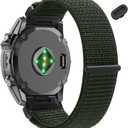 22mm Nylon Watch Bands for Garmin tactix 8/Fenix 8 pro 47mm/Fenix E/Fenix 7/Fenix7 Pro/Fenix 6 Pro/Fenix 6,QuickFit Sport Band for Fenix5/Fenix 5 Plus/Forerunner 970/965/945/Descent G2/G1 Solar