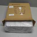 10 Pack Refrigerator Pantry Organizer Bins, Stackable Fridge Organizer Bins with Lids, Clear Plastic Food Storage Bins for Kitchen, Countertops, Cabinets, Fridge, Drinks, Fruits, Vegetable, Cereals