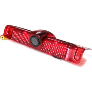 RED WOLF Third 3rd Brake Light Backup Camera for Chevrolet Express/GMC Savana 1500 2500/3500 2003-2019 Vans Mount Rear Light Lamp Reverse Parking Cargo Rear View Camera Guideline Optional