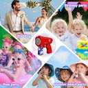 Bubble Gun 2 Pack with LED,Automatic Bubble Machine for Kids,Outdoor Toys Bubbles for Kids Boys and Girls 3-8 Year Old,Easter,Birthday,Party,New Year