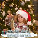 Soaoo 12 Pack Bottle Brush Christmas Trees with Bow 5 6 8 10 Inches Artificial Christmas Tree Decorations with Wood Base for Winter Snow Miniature Scene Tabletop Decor(Green, Gold, Ivory)